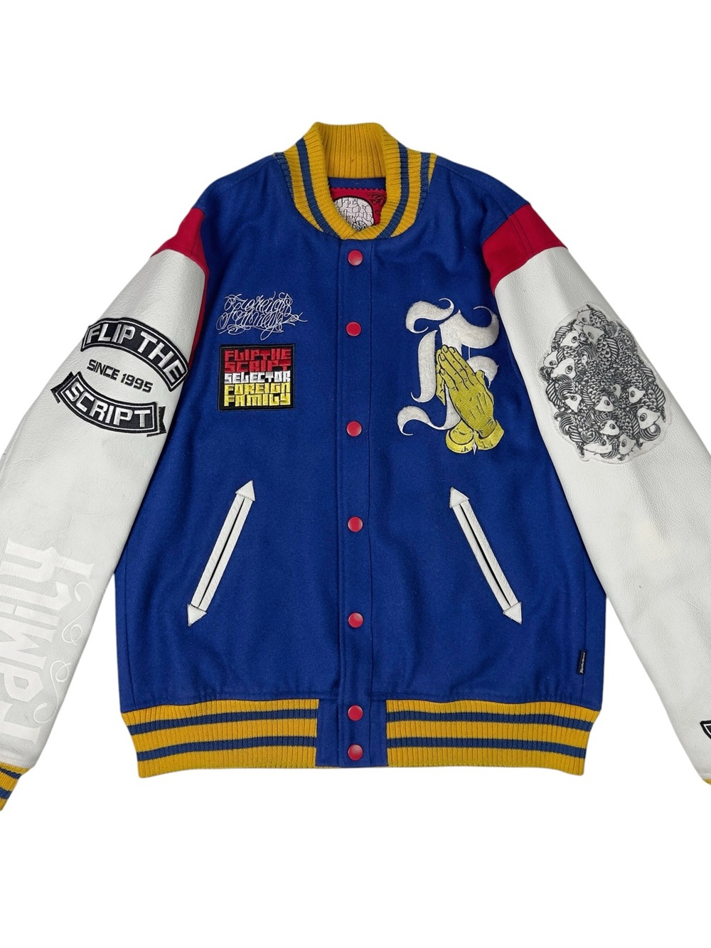 Rare Foreign Family x Flip The Script x Selector Varsity Jacket Mens Large 2008